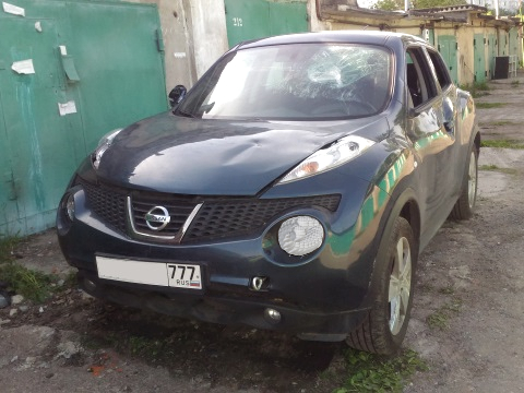 Продать битый автомобиль Nissan Juke I на Автобитьё.ру